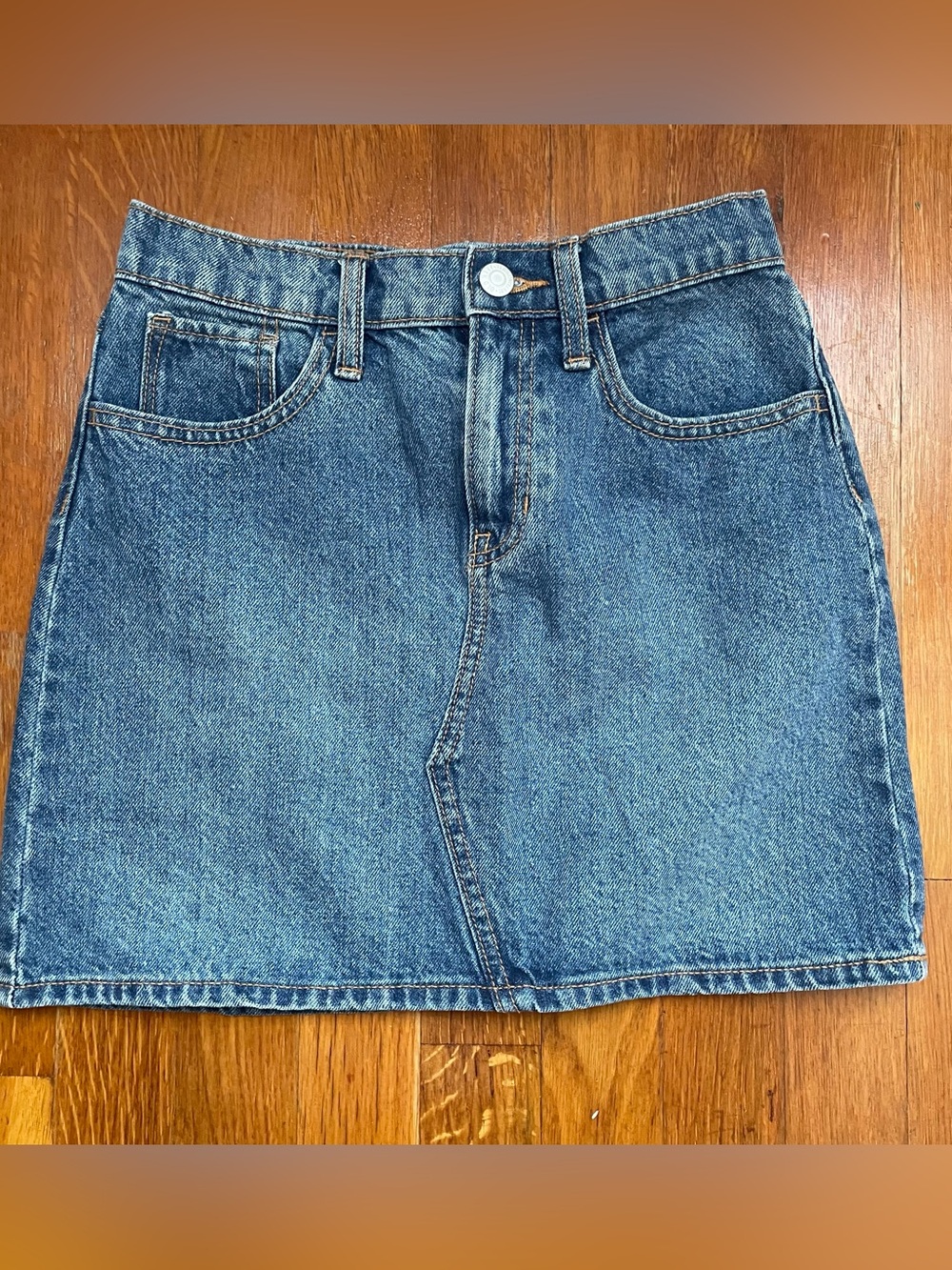 Old Navy Blue Denim Girl's Mini Skirt